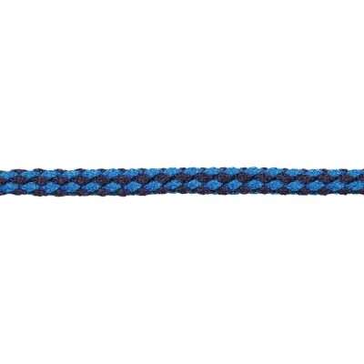Führleine Führstrick Exklusiv, 200 cm. mit Panikhaken, marine/hellblau für Halfter