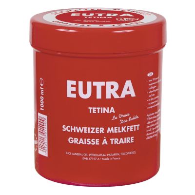 EUTRA Melkfett - 1000 ml - Original Schweizer Melkfett für gesunde Euter