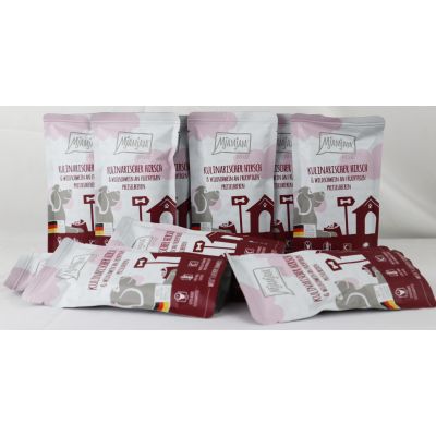 12x Quetschie "Hirsch & Wildschwein" - 12x 125g Hirsch mit Wildschwein an Preiselbeeren