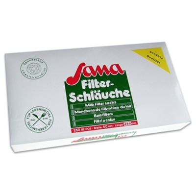 SANA Milchfilter genäht, 810 x 78 - 250 Stück / Pack