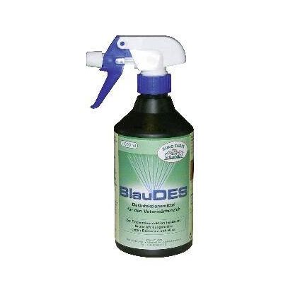 Mastaseptan Blauspray, 500 ml mit Sprühkopf - altbewährtes Mittel zur sichtbaren (Blaufärbung) Flächendesinfektion, wirkt hervorragend gegen Bakterienbildung, Viren und Pilze.