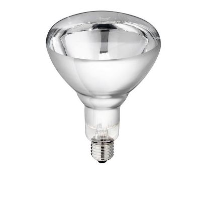 Infrarotbirne Philips 250 Watt weiß - Hartglaslampe