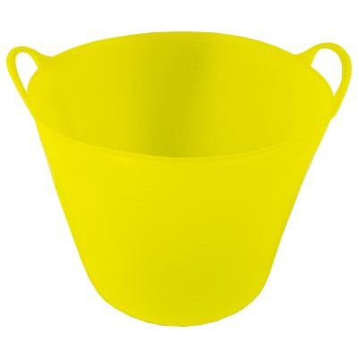 Kunststoffeimer "Gorilla Tub" Gelb - vielseitiger, flexibler 26 Liter Eimer