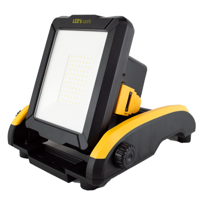 LED Akku-Arbeitsleuchte für Elektrowerkzeuge inklusive 4 Adapter für 18V Akkus