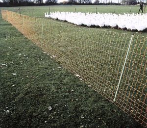 Geflügelzaun 50m lang Extra Doppelspitze 112 cm hoch von EURO-NETZ