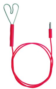Zaunkabel, Stecker mit Herzklemme
