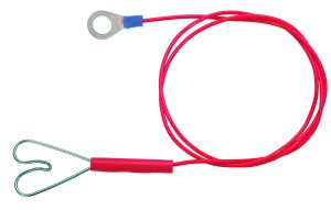 Zaunkabel, Öse/Herz - Zaunanschlusskabel mit Öse und Herzklemme