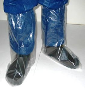 Überziehstiefel aus PE mit Gummizug – 50 Stück / Pack