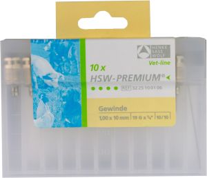 Kanülen Premium 1,0 x 10 mm Vorderseite