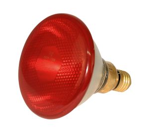 Infrarotbirne-Energiesparlampe EIDER 100 Watt mit E27 Sockel und PAR 38 Pressglas - robuste Ausführung