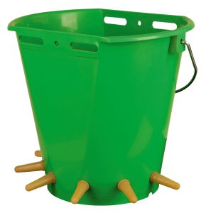 Lammeimer aus Kunststoff mit 6 Saugstellen für die Fütterung von bis zu 6 Lämmern. Lieferung ohne Deckel