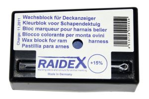 Farbkissen für Bocksprunggeschirr, blau - Wachsblock Deckanzeiger