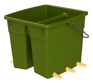 Lammeimer mit 6 Saugern