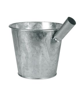 Jaucheschöpfer, verzinkt (6,5 Liter) - Gülleschöpfer mit Stielhalterung