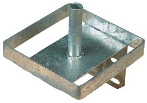Lecksteinhalter aus verzinktem Metall