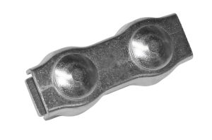 Seilverbinder, verzinkt, für 6 mm Seil, 5 Stück 