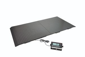Tierwaage XL mit zweigeteilter Wägebrücke - inkl. Steckernetzteil und 2m Datenkabel