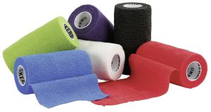 Bandagen, verschiedene Farben, selbsthaftend 10 cm breit