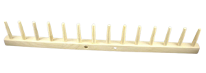 Harkenbalken mit 12 oder 14 gespitzten Zinken