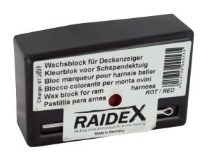 Raidex Original Wachsblock Farbblock für Bocksprunggeschirr - rot