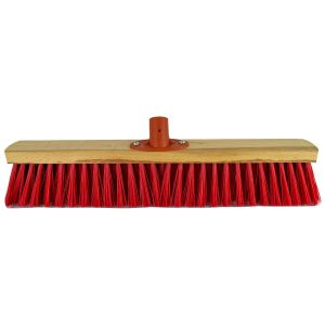 Saalbesen 50 cm Elaston rot mit Quick-Fest-Halter