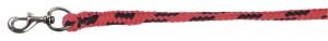 Führleine Führstrick Classic 200 cm Messingkarabinerhaken rot/schwarz Leine für Halfter