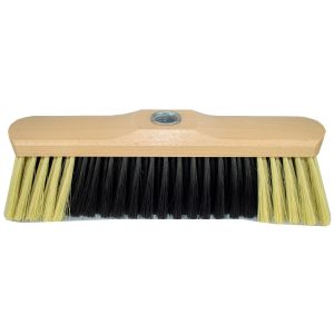 Küchenbesen 28 cm lackiert, Haarmischung, mit Gewinde