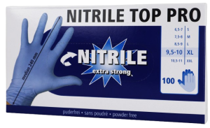Kerbl Nitrile Top Pro Allzweckhandschuhe 5,5 mil, 100 Stück, Größe XL