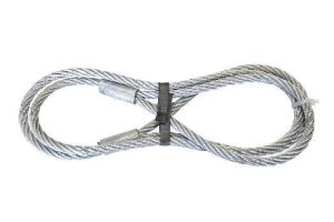 Drahtseil mit 2 Schlaufen, 2,0 m x 12 mm, 1250 kg