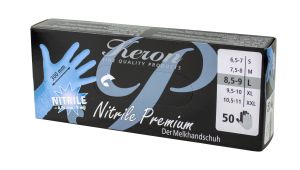 Keron Nitrilhandschuhe Premium 300 mm, 50 Stück, Gr. L