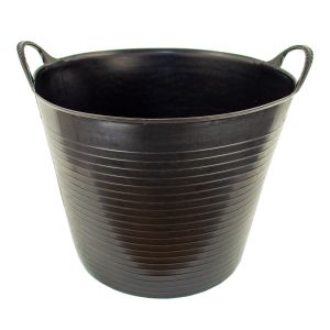 Kunststoffeimer "Gorilla Tub" Schwarz - vielseitiger, flexibler 26 Liter Eimer