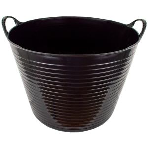 Kunststoffeimer "Gorilla Tub" Schwarz - vielseitiger, flexibler 38 Liter Eimer