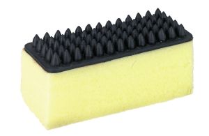 Noppenschwamm, Pflegeschwamm und Gummi-Noppenstriegel in Einem!
