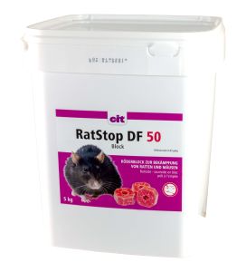 RatStop DF Block 5000g, 25 x 20 g Abp. (Difenacoum)