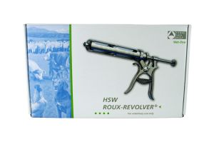 Verpackung Revolverspritze Roux 50 ml