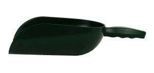 Futterschaufel, Kunststoff grün 2 kg