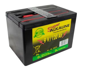Weidezaun Batterie 9 Volt 120 AH, Alkaline