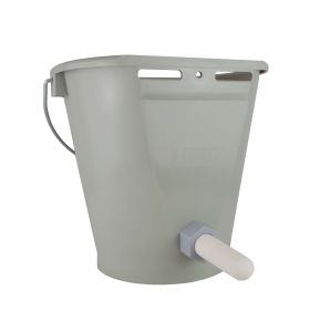 Original HIKO Kälbertränkeeimer TK 9 - Tränkeeimer für Kälber - leicht und stabil - stapelbar mit 9 Liter Voliumen.