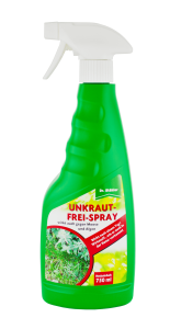Dr. Stähler Unkrautfrei-Spray 750 ml - Nahaufnahme Inhaltsstoffe