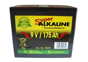 Weidezaun Batterie 9 Volt 175 AH, Alkaline