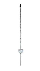 Eider Weidezaunstab, oval mit Ringisolator 105 cm, 25 Stück/Karton