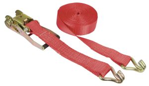 Zurrgurt 2-teilig, 8m x 50mm, 5000 kg, rot