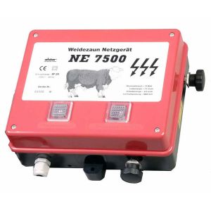 Weidezaun Hütegerät NE 7500 Eider mit optischen Kontrollleuchten (Netzkontrolle, Zaunhauptkontrolle)