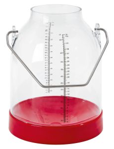 Kerbl Melkeimer rot 30 Liter mit Skala und Tragbügel