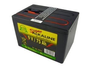 Weidezaun Batterie 9 Volt 75 AH, Alkaline