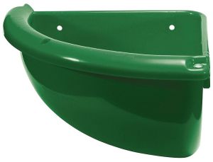Kunststofftrog Ecktrog "Derby" 24 Liter - 63cm breiter Ecktrog Pferde Kühe Schafe