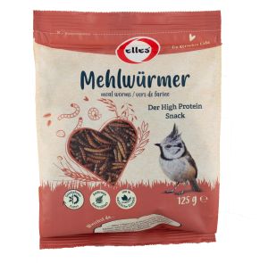 Mehlwürmer - Ergänzungsfuttermittel für Wildvögel 125g - Vogelfutter
