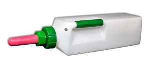 Gewa Kälbermilchflasche 3 Liter mit Haltegriff - Milchflasche für Kälber