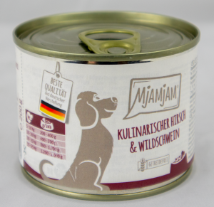 Hundefutter "Hirsch & Wildschwein" - 200g kulinarischer Hirsch & Wildschwein an Preiselbeeren