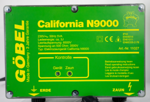 California N 9000, Netzgerät Weidezaungerät aus deutscher Herstellung